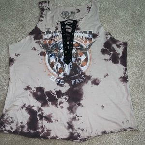 Affliction live fast tank top